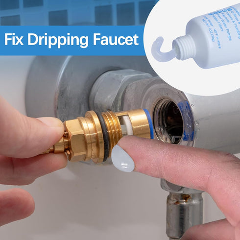 1 oz 1 BTAS Plumbers Silicone Grease Food Grade for Faucet O Ring Valve Rubber Pool Pump Lubricant Sealing Waterproof