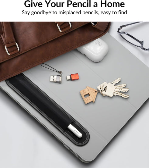 Afterplug 1st 2nd, 3M Stylus Holder for Apple Pencil & USB-C, Pro, and Slim Stylus Rip-Resistant Elastic Sleeve