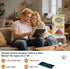 MOOCG 3 Dimmable Fruit Ice Cream Touch Control Table Lamp with Fabric Shade, Color Temperatures LED Desk Lamp, Eye