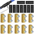 smseace 10Pcs 10 Gauge Wire Connectors with Heat Shrink Tubes and Screws for Quick Wiring