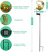 ZKLiLi Solar Lights Garden Decorations,Moon Fairy Light,Solar Statues Outdoor Decor,Warm LED Light for Pathway Lawn