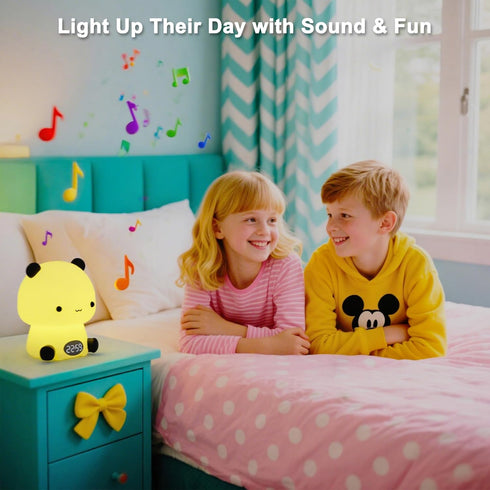 Premier Group 7 Dimmable Baby Night Light with Color LED Portable Nursery Kids Night Light, Rechargeable Soft Lamp