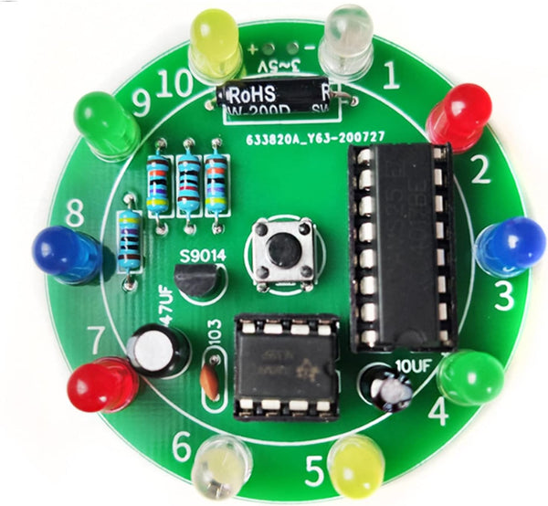 DIY Practical Soldering Practice Kit, Learning Electronics Training Board