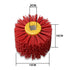 Abrasive Nylon Wire Drawing Wheel Drum Brushes, 80 Grit 120x100mm Polishing Tool for Wood Furniture
