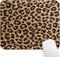 Retro Leopard Print Pattern Mouse Pad, Vintage Seamless Design for Office Accessories
