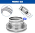 Hose Clamps10FT Metal Strapping+10 Fasteners DIY Cut-To-Fit 304 Stainless Steel Band Clamps Adjustable Large Worm Gear Hose Clamps Assortment Kit Metal Screw Clamps Strapping for Pipe WSWECCL by WSWECCL