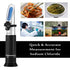Sodium Chloride Refractometer,V·RESOURCING 0~28% Salt Analyzer Tester Salinometer for Food Salinity Measurement of Pickles