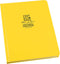 Rite In The Rain Universal Bound Book-Yellow 8.75 x 6.75 x 0.625