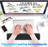 Yolanda Keyboard Wrist Rest/Pad, Cooling Gel, Stitched Edges, Ergonomic Keyboard Accessory, Black