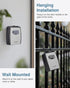 Resettable (1 Pack, Puroma Large Key Lockbox with Hook, Combination Code Lock Box, Waterproof Security Wall Mount Lock