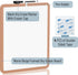Mr. Pen Dry Erase Board, 14” x 11” with Black Marker - Sandstone Frame Small White Board for Kids and Students