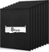 Large Cork Board Substitute, 48"x24" Bulletin Board, 8 Pack Black Felt Board for Home & Office Wall Decor with Noise