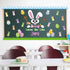 BeYumi 86Pcs Easter Bunny Christian Cross Bulletin Board Set, No Bunny Loves You Like Jesus, Sunday School Decor