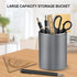 Pen Holder for Desk, Metal Pencil Organizer Cup with Non-Slip Silicone Bottom for Office, School, and Home