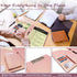 Business/Resume Padfolio Portfolio Folder with Letter/A4 Size Clipboard, Premium Portfolio Case for Women/Men - Rosegold