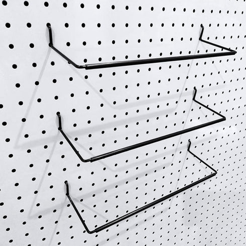 5 Pack Extendable Pegboard Paper Towel Holder, Pegboard Hook for Workshop, Garage, Kitchen, Laundry Room