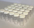 5 Dram Clear Polystyrene Snap Cap Storage Vial with Attached White Cap