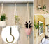 Biaungdo 60 Pcs 1-1/4" Ceiling Cup Hooks, Self-Tapping Screw Hooks in Bronze