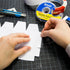 BAZIC Double Sided Tape with Dispenser, 3/4"x500", Clear Sticky Mounting Adhesive Tapes, Permanent Double-Sided Tape