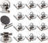 Strong Magnetic Clips - Heavy Duty Refrigerator Magnet Clips, 12-Pack, 31mm Wide for Home Office School Use