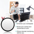 CIATBYYJ 2Pcs 2.24inch Office Cubicle Mirrors, Adjustable Monitor Mirror to See Behind You for Work Accessories, Small