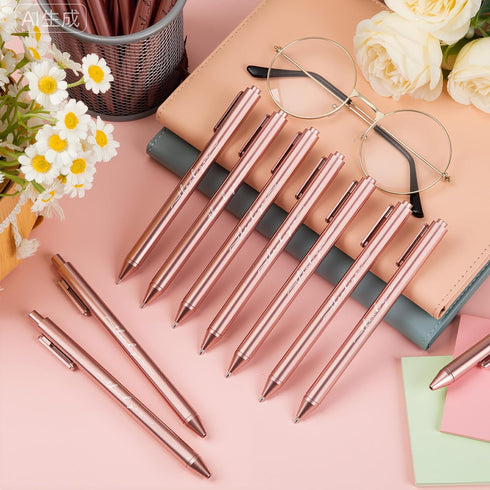 Dispowreath 100pcs Thank You Pens Bulk Cute Multicolor Ballpoint Pen for Server Employee Appreciation Gifts for Social