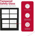 12x18 (1-Pack) Shed Windows | Sliding Windows with Tempered Glass & Screens | Flush Mount, White Aluminum Frames