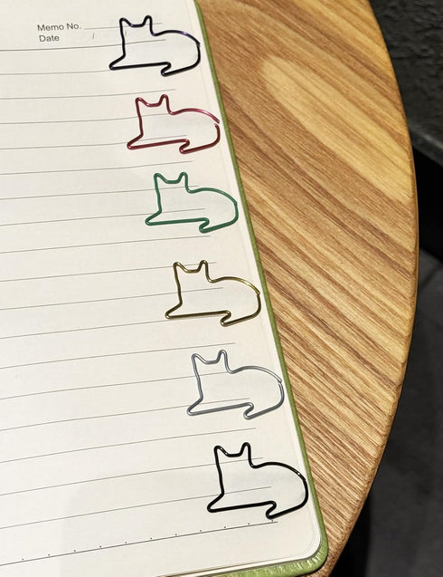 Cute Paper Clips, 65 pcs Cat Shaped Paper Clips Bookmarks, Fun Office Supplies Gifts for Women Men Teacher Girl Boy Student Cat Lovers by Daxtril