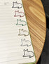 Cute Paper Clips, 65 pcs Cat Shaped Paper Clips Bookmarks, Fun Office Supplies Gifts for Women Men Teacher Girl Boy Student Cat Lovers by Daxtril