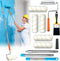 King Origin 10-Piece Paint Roller Kit with Extension Pole (3 ft), 7"