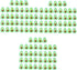 Ciieeo 108 Pcs Adorable Avocado Erasers - Cartoon Rubber Kids Erasers for Toddlers, Basket Stuffer