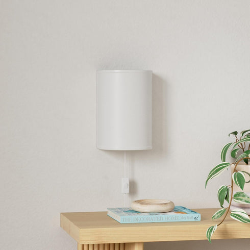 GOODATE 2700K-6500K Dimming, Set Bulbs Plug in Wall Sconces, Stepless Colors & Stepless Wall Sconces of Two with Remote