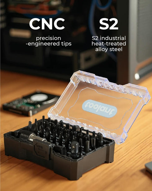 Set,32-Piece Set Screws,1/4 Inch toolant Security Bit Screwdriver Bit With Torx, Hex,Triwing, Spanner for Tamper-Proof