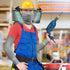 1 Set 2 Sun Hard Hat Shade Full Brim Hard Hat Sun Visor with Solar Fans and Neck Sunshade Cover UV Reflective Strap Arm