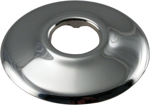 Westbrass D129-26 1/2" IPS Sure Grip Low Pattern Flange, Polished Chrome, 1-Pack