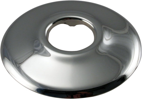 Westbrass D129-26 1/2" IPS Sure Grip Low Pattern Flange, Polished Chrome, 1-Pack