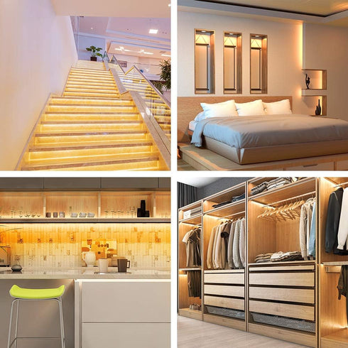 300 3000K Dimmable 16.4ft Govee Warm White LED Strip Lights, Bright LEDs, Light Strip with Control Box, LED Lights