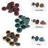 Zorlun 1/2/3 Inch With1 Holder(1inch 25pcs) Abrasive Disc Sanding Roll Lock Surface Conditioning Discs R-Type Quick