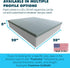Foamma 5" 20" 20" Gel Memory Foam Chair Cushion, x x - Gel-Infused Cooling Memory Foam Cushion for Dining Chairs