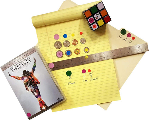 School Crafts Stickers - Colorful 1/2 inch Dots Labels for Fun, Games, and Art - 2560 Pack