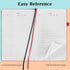 MALEDEN 7 Pack Lined Journal Notebook, Hardcover PU Leather, 100 GSM Thick Pages, A5 Ruled Journal
