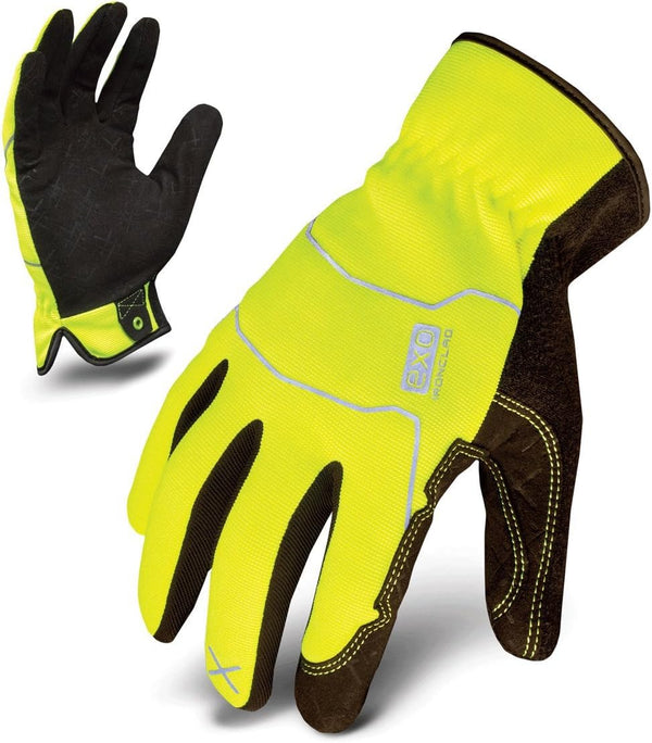 IRONCLAD Gloves for Men, Multi Color, Sizes S/M/L/XL/XXL, HI-VISIBILITY YELLOW