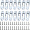 AUEAR Metal Keyhole Hanger, Picture Frame Mirror Cabinet Hanging Fasteners, Flush Wall Mount Hardware (40 Pack)