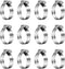 Hose Clamps, 304 Stainless Steel, 12 pcs/Pack, SAE 24 Worm Gear Adjustable Hose Clamps, 1-1/16-Inch-2-Inch (27-51mm)