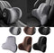 RALIYATX Lumbar Pillow Memory Foam Headrest Cervical Neck Backrest Cushion Back For Vehicles Truck Car