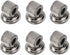 Tvoip 6Pcs Stainless Steel Pen Magnet Holder for Fridge, Whiteboard Accessory