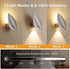 DEXULESA 10 3 Dimmable (1 Pack) Motion Sensor Wall Light with Remote Control, RGB and Colors Wireless Wall Sconces
