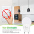 GU24 LED Light Bulb, 3000K Warm White, 9W (100W Equivalent), 800 Lumens, Non-Dimmable, 4-Pack