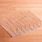 Eyeshadow Makeup Palette Organizer, 2 Pack, 7 Slot Acrylic Desk Organizer for Sorting Mail, Clear