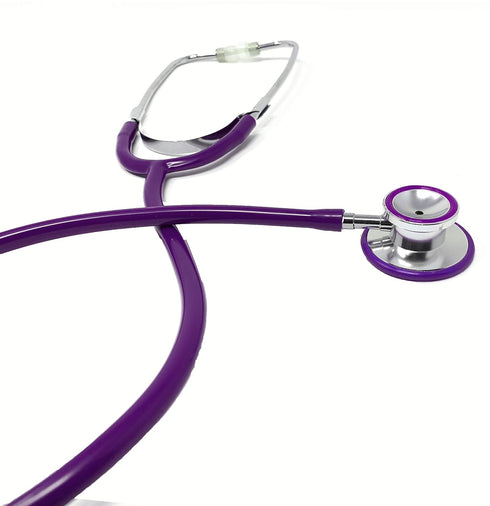 Lightweight Purple Aluminum Dual Head Stethoscope